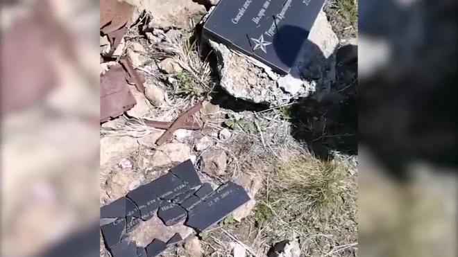 Неизвестные разрушили памятник героям войны в Краснодарском крае