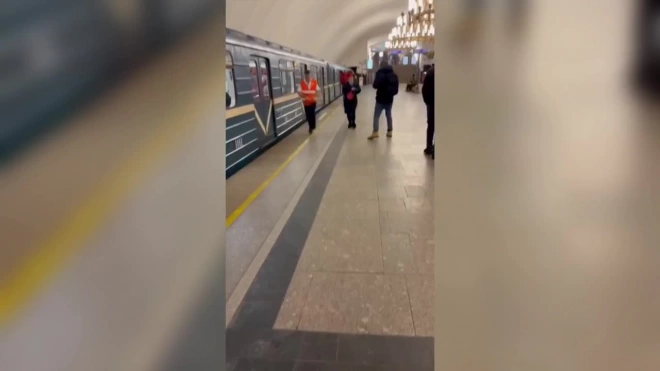 Мужчина, упавший под поезд на станции метро "Черная речка", скончался