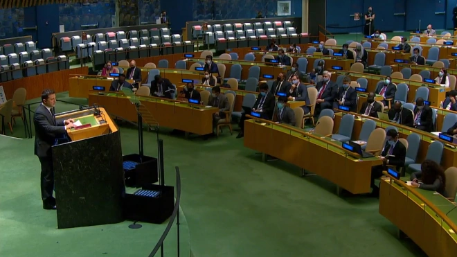 Зеленский призвал ООН отреагировать на выборы в Госдуму
