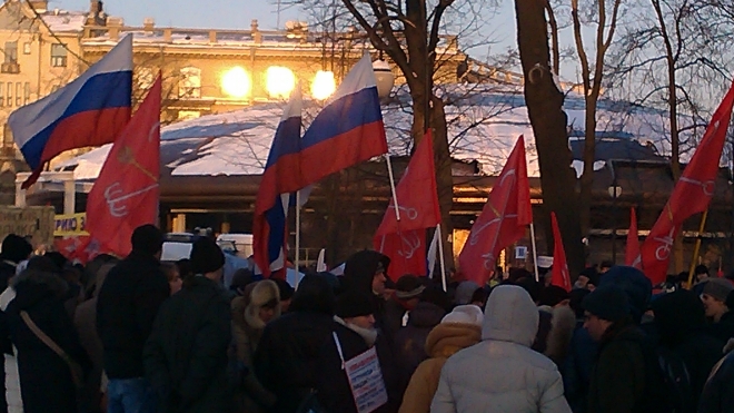 Петербургский «Марш свободы»: оппозиция замерзла и устала