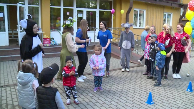Для маленьких пациентов Выборгской детской городской больницы организовали праздник
