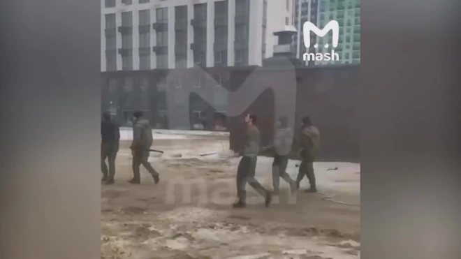 В Москве произошло массовое побоище мигрантов на стройплощадке