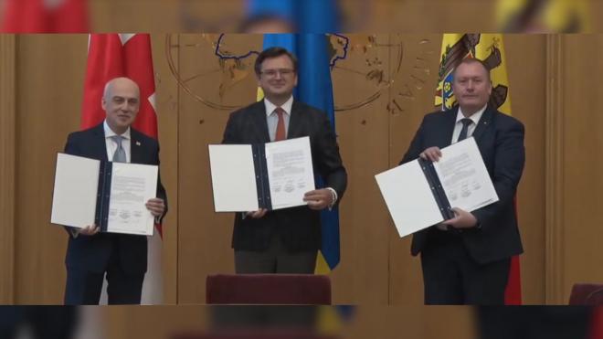 Грузия, Молдавия и Украина подписали меморандум о цели евроинтеграции