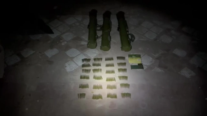 В Херсонской области на территории заброшенного инкубатора обнаружили оружие и боеприпасы