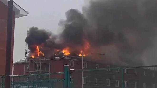 В поселке Дубровки Солнечногорска произошел пожар в хостеле