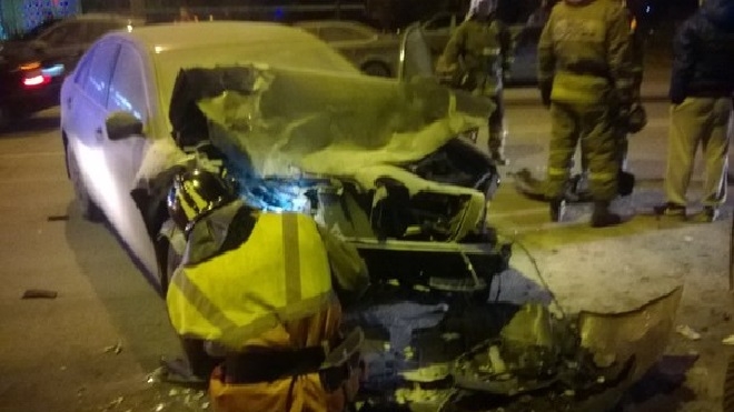 7 машин пострадали в ДТП на проспекте Металлистов