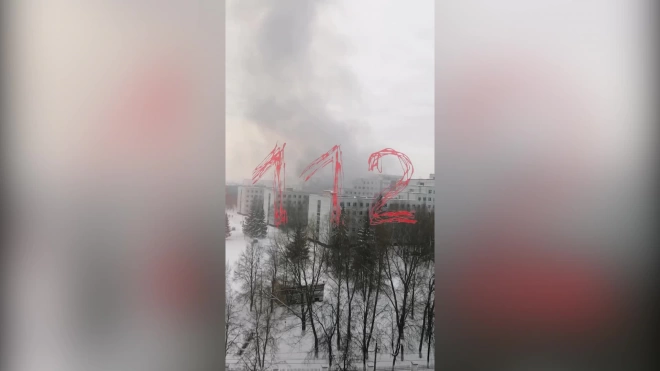 В Новой Москве загорелась казарма войсковой части