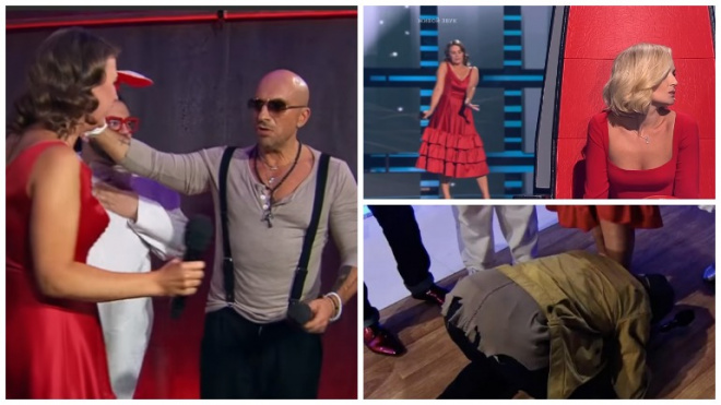 Нагиев упал на колени перед участницей шоу "Голос"