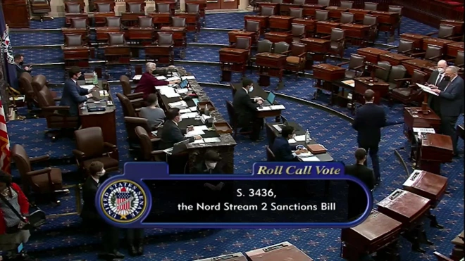 Сенат США отклонил законопроект о санкциях против "Северного потока - 2"