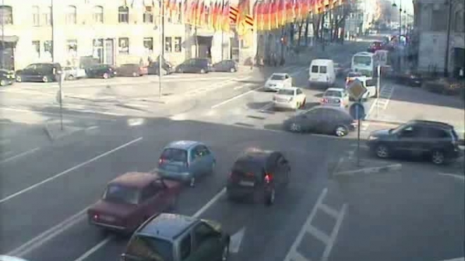 До свидания, бампер! ДТП на Австрийской площади