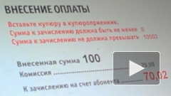 В Петербурге платежные терминалы берут 29,98% комиссии за операцию