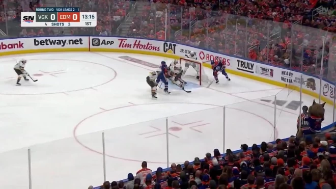 Передача Костина помогла "Эдмонтону" обыграть "Вегас" в НХЛ
