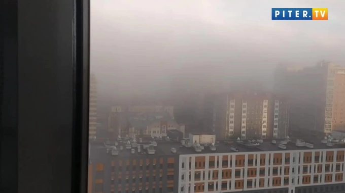 В субботу Петербург окутает туман