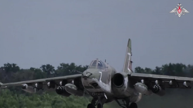 Минобороны показало кадры боевой работы штурмовиков Су-25СМ