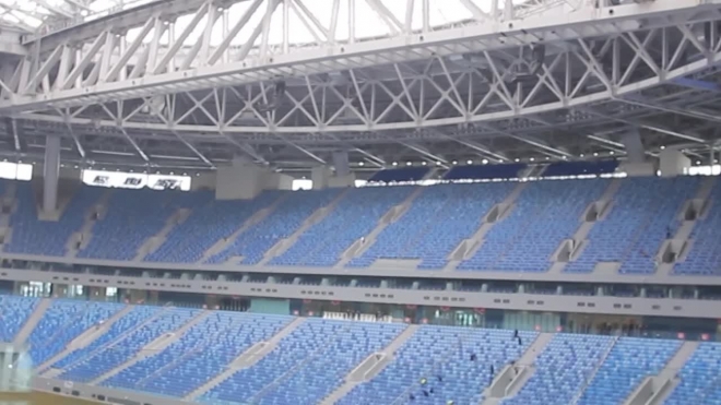 Источник: На установку рулонного газона на стадионе на Крестовском уйдет неделя