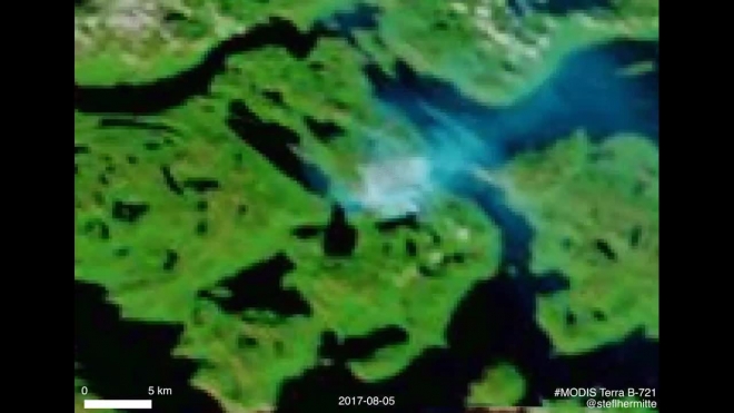 Видео: зонды НАСА сняли торфяные пожары в Гренландии‍
