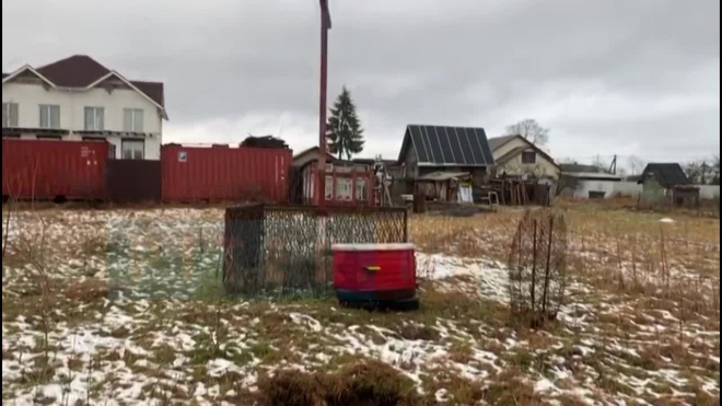 Появилось видео креста, который находится на территории дома Андрея Бовта в Химози