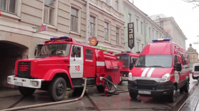 Пожар в частном секторе напугал жителей Пушкина