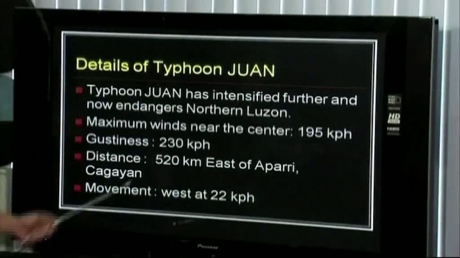 Филиппины  готовятся противостоять сильнейшему тайфуну