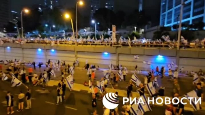 В Тель-Авиве вновь прошел митинг против судебной реформы