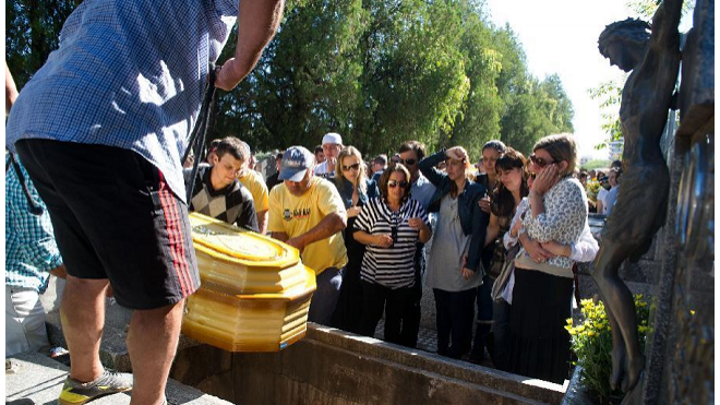 Майкона Перейру похоронили в Рио-де-Жанейро