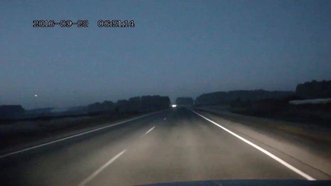 Жители Новосибирска сняли на видео падение гигантского метеорита