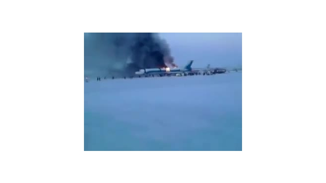 Закрыто уголовное дело по факту пожара на самолете Ту-154 в Сургуте