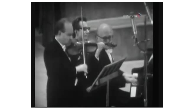 Beethoven-Violin Sonata op.12 № 1. David Oistrakh (violin), Sviatoslav Richter (piano) 1970