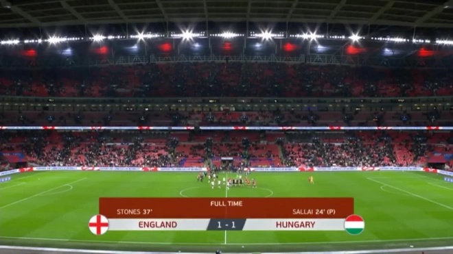 Сборные Англии и Венгрии сыграли вничью в отборочном матче ЧМ-2022