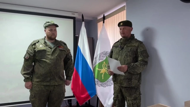 Бойцов одного из полков группировки войск "Днепр" представили к наградам