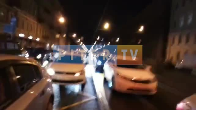 Из-за визита Медведева в Петербург в городе случился транспортный коллапс