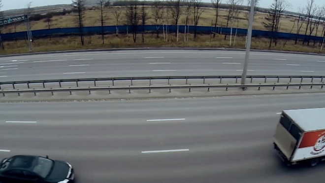 На КАД между Таллинским шоссе и автодорогой до Стрельны закроют две полосы