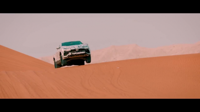 Опубликовано видео Lamborghini Urus с новым режимом езды 