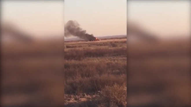 В Казахстане рухнул военный истребитель МиГ-31