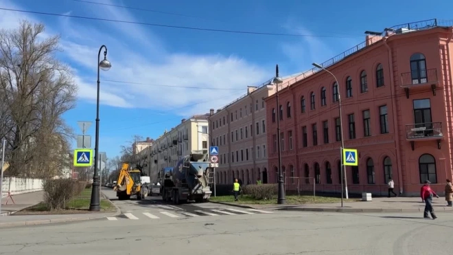 На Красной улице в Кронштадте стартовала реконструкция освещения