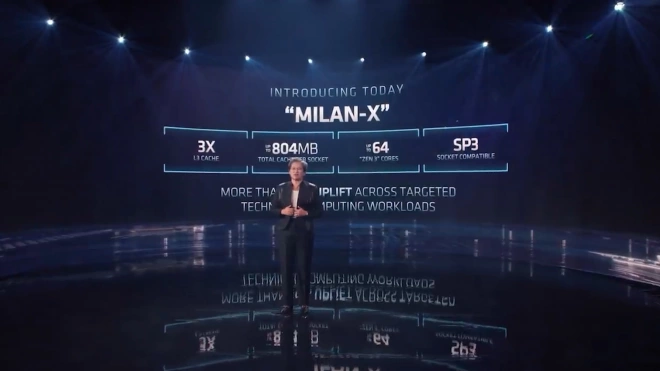 Компания AMD презентовала EPYC Milan-X на основе Zen 3