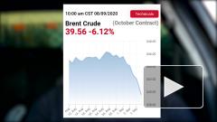 Цена нефти Brent снова упала ниже $40 за баррель