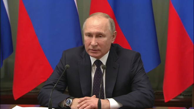Путин внёс в Госдуму проект с поправками в Конституцию