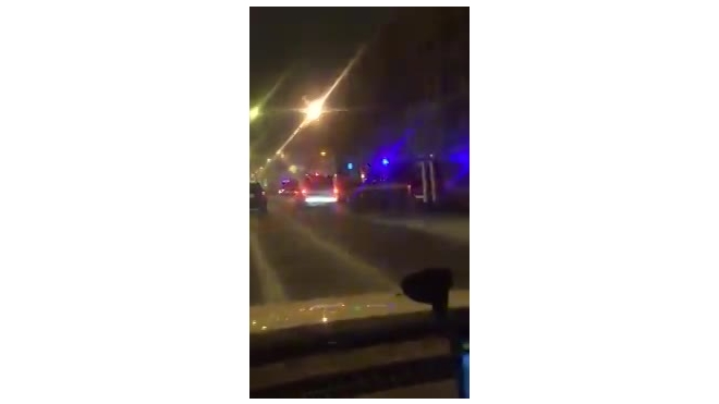 Видео: ночью на Лиговском проспекте горел обувной магазин
