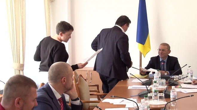 Скандал Савченко в Раде с унижением депутатов попал на видео