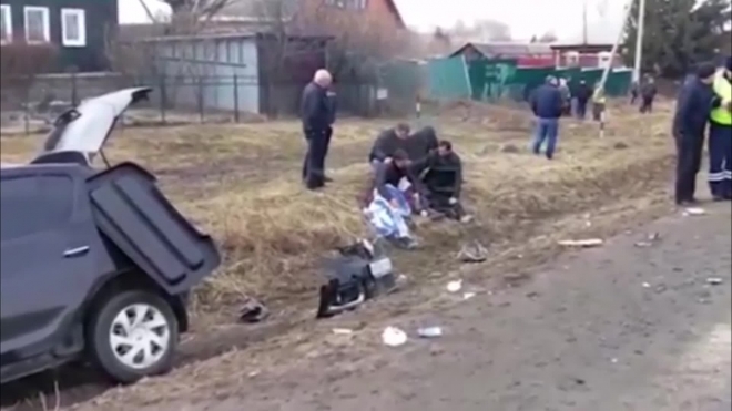 Появилось видео: В жутком ДТП под Москвой погибли три ребенка