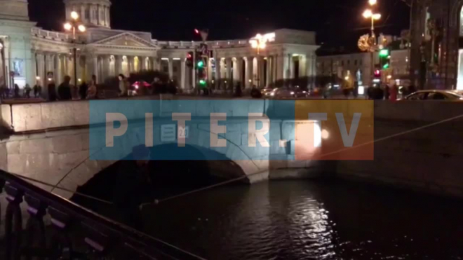 В Петербурге канатоходца задержала полиция 