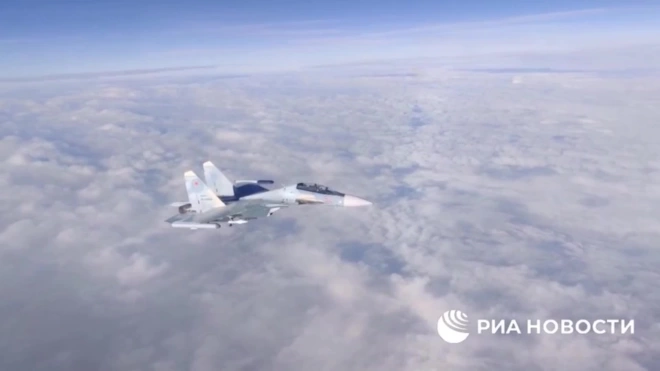Опубликовано видео полета российских бомбардировщиков над Белоруссией