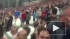 Болельщики устроили беспорядки на стадионе в конце матча Россия-Англия