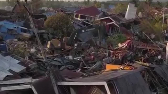 10 дней спустя: В сети показали на видео, что осталось от Палу в Индонезии после землетрясения и цунами
