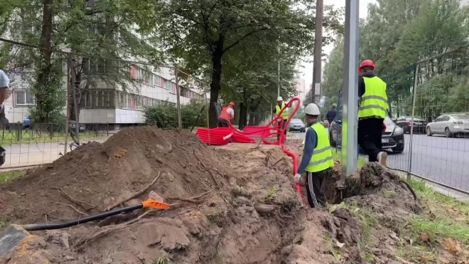 Реконструкция наружного освещения стартовала на улице Руднева