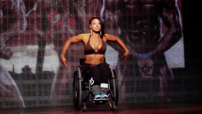 Most beautiful wheelchair FITNESS GIRL?!