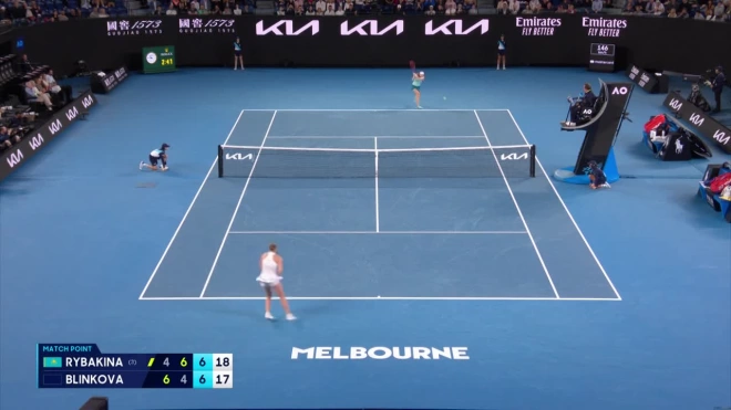 Блинкова обыграла Рыбакину во втором круге Australian Open