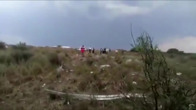 В Мексике сразу после взлета рухнул самолет с пассажирами