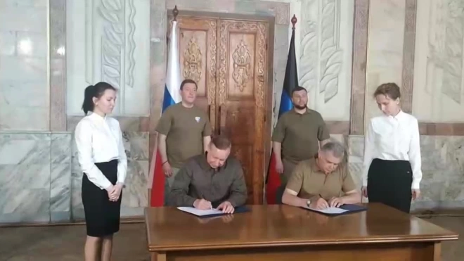 Петербург и Мариуполь подписали соглашение о побратимстве